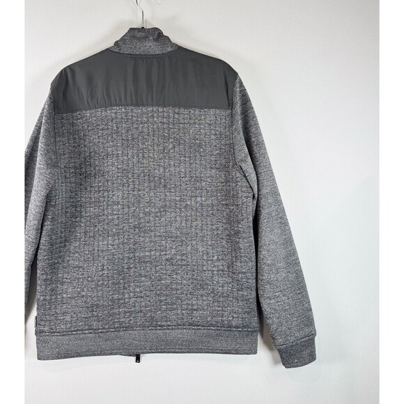 Ted Baker London Mens Jacket Gray Whooty Full Zip Fleece Bomber Outdoor S Small - Picture 13 of 15